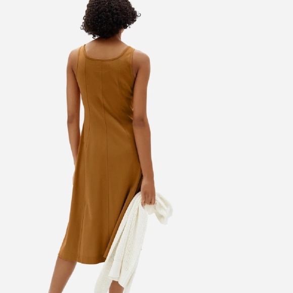 Everlane Luxe Cotton Seamed Tank Dress - Picture 3 of 9